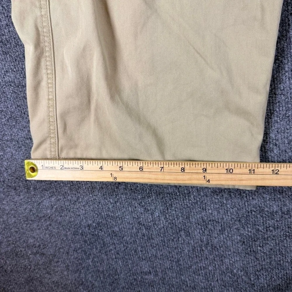 Y2K Vintage Levi's Tan Loose Straight Cargo Cropped Hemmed Cholo Style Size 38w